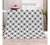 KBDQGX Flannel Fleece Blanket Baby Size 70X100Cm 3D Black Circular Art Printed Pattern Plush Throw Blanket Fluffy Soft Blanket Microfiber For Sofa, Bed, Couch Warm And Cozy For All Seasons
