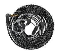 KBEAR KS1 IEM Cable, 2 Meter Long in Ear Monitor Cable, CCZ C01 OFC Upgraded Replacement Earbuds Cords for CCZ Melody, DC01 PRO, MC02, DC02, DC03, NC01, KS2, Storm Wired Headphones (TFZ-Pins With Mic)