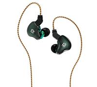 KBEAR KS2 in Ear Earphone, 1BA 1DD Stereo IEM, HiFi Noise Cancelling Sport Hybrid Headphones with PCB Frequency Board, 2 PIN Detachable Cable, for Audiophile (no Mic, Green)
