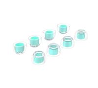 KBEAR KT02 Replacement Liquid Silicone Eartips,Silicone IEM Eartips(Inner Hole 10.8mm-12.3mm) Headphone Ear Tips Earbuds Tips 4 Pairs XS S M L for KZ ZST ZS10 PRO ZS10 PRO X AS10