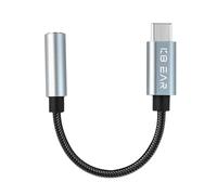 KBEAR KW4 USB C to 3.5mm Jack Adapter CX31993 DAC Chip Aux to USB C 13cm HiFi Headphone Adapter for iPhone 16/15, iPad Pro/iPad Air, MacBook, Samsung Galaxy