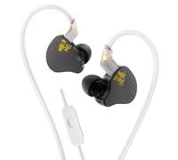KBEAR NZ02 Wired Earbuds Gaming Earphones 10mm Dual-Magnet Driver IEM for Gaming with Mic Metal Zinc Alloy Cover 3D Surround Sound Low Latency Non-Detachable Cable