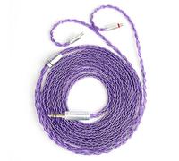 KBEAR ST12 Plus 2 Meters Purple 2 Pin IEM Cable 3.5MM, Headphone Wire, 8-Strand 4N OFC Silver-Plated Upgraded Cable for Truthear Hexa/HOLA/Zero, Moondrop Blessing/Aria/Stellaris, Simgot EW100P