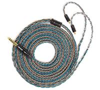 KBEAR ST16 Plus IEM Earphone Cable 16 Core 5N OCC Silver-Plated Long Cable for MMCX 3.5mm Plug Devices Fiio FH3 FH7 FH9 FA9 FH5S SE846 SE535 SE215 SE315 SE425 PRO W60 IE300 IE40PRO (MMCX 4.4MM)