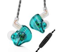 Yinyoo KBEAR Storm Earphones in Ear Monitor for Singers Drummers Musicians Bassists, Hi Res Wired Earbuds in Ear Headphones Custom IEM, Detachable OFC Silver-Plated Cable Auriculares