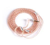 KBEAR Upgrade Earphone Cable, 4N Oxygen-Free Copper Wire-Based In Ear Monitor Cable, Improve Sound Headphone Replacement Cable for ES4 ZST ZSN ZS3 ZSR CCA C10 AS10 ZS10 (2Pin, 3.5mm, no mic)