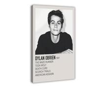KBECNAU Actor Dylan O'Brien Poster (5) Canvas Poster Wall Art Decor Print Picture Paintings for Living Room Bedroom Decoration 24x36inch(60x90cm)
