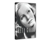 KBECNAU Actress Greta Garbo Poster (7) Canvas Poster Wall Art Decor Print Picture Paintings for Living Room Bedroom Decoration 20x30inch(50x75cm)