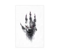 KBECNAU Godzilla Poster (1) Canvas Poster Wall Art Decor Print Picture Paintings for Living Room Bedroom Decoration 20x30inch(50x75cm)