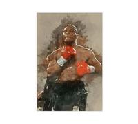 KBECNAU Mike Tyson Poster (1) Canvas Poster Wall Art Decor Print Picture Paintings for Living Room Bedroom Decoration 12x18inch(30x45cm)