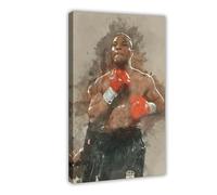 KBECNAU Mike Tyson Poster (1) Canvas Poster Wall Art Decor Print Picture Paintings for Living Room Bedroom Decoration 08x12inch(20x30cm)