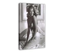 KBECNAU Rita Hayworth Vintage Poster (4) Canvas Poster Wall Art Decor Print Picture Paintings for Living Room Bedroom Decoration 12x18inch(30x45cm)
