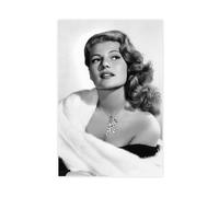 KBECNAU Rita Hayworth Vintage Poster (7) Canvas Poster Bedroom Decor Landscape Office Room Decor Gift 12x18inch(30x45cm)