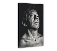 KBECNAU Serge Gainsbourg Poster (3) Canvas Poster Bedroom Decor Landscape Office Room Decor Gift 20x30inch(50x75cm)