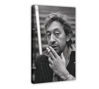 KBECNAU Serge Gainsbourg Poster (5) Canvas Poster Bedroom Decor Landscape Office Room Decor Gift 08x12inch(20x30cm)