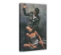 KBECNAU Serge Gainsbourg Poster (7) Canvas Poster Wall Art Decor Print Picture Paintings for Living Room Bedroom Decoration 20x30inch(50x75cm)