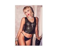 KBECNAU Singer Miley Cyrus 10 Canvas Poster Bedroom Decor Landscape Office Room Decor Gift 24x36inch(60x90cm)