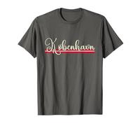 København Danmark - Copenhagen Denmark Script - København T-Shirt