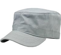 KBETHOS Cadet Army Cap Basic Everyday Military Style Hat (Now with STASH Pocket Version Available), Light Gray Daily Cadet, L