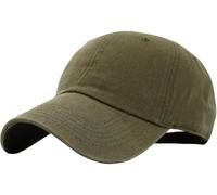 KBETHOS KB-Low OLV Classic Cotton Dad Hat Adjustable Plain Cap. Polo Style Low Profile (Unstructured) (Classic) Olive Adjustable