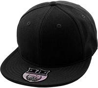 KBETHOS KNW-2364 BLK (7 3/8) The Real Original Fitted Flat-Bill Hats True-Fit, 9 Sizes & 20 Colors