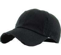 KBETHOS KNW-2364 BLK (8) The Real Original Fitted Flat-Bill Hats True-Fit, 9 Sizes & 20 Colors