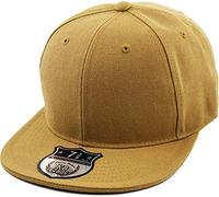 KBETHOS The Real Original Fitted Flat-Bill Hats True-Fit, 9 Sizes & 20 Colors, Timber, 8