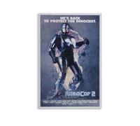 KBGDFSDF Robocop 2 80's Movie Poster Canvas Poster Wall Art Decor Print Picture Paintings for Living Room Bedroom Decoration 16x24inch(40x60cm)