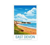 KBHJAOG East Devon Travel Art Canvas Poster Wall Art Decor Print Picture Paintings for Living Room Bedroom Decoration 12x18inch(30x45cm)