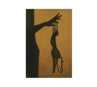 KBHJAOG Shadow Seduction Art - Intimate Minimalist Boudoir Canvas Poster Bedroom Decor Landscape Office Room Decor Gift 12x18inch(30x45cm)
