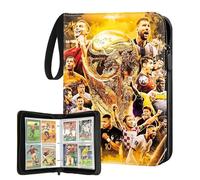 KBIBCK 400 Pockets Football Card Holder, Football Card Binder, Trading Card Games Collection, Football Card Folder with Removable Sleeves,Football Card Book,Football Trading Card Binder Album for Kids