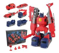 KBIBCK Constructo Magnetic Toy Set, 26Pcs MagneticTransform Engineering Car Toy, Constructo Modular Transforming Set,MagneticRobot Set, STEM Play& Imagination,Transforming Robot Car Toy Set for Kids