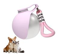KBIBCK Dog Water Bottle for On the Go Small, 285 ml Dog Drinking Bottle for Travelling, Stainless Steel, Foldable Silicone Bowl, Leak-proof & Compact, Water Bottle for Dogs and Cats for Camping, Walks