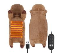 KBIBCK Electric Heating Pad for Period Pain Relief, 48cm Capybara Plush Heat Pad, USB Powered Menstrual Heating Heated Pad, Animal Shaped Stuffed Heat Pad Electric for Women Girls Mum Capybara Lovers