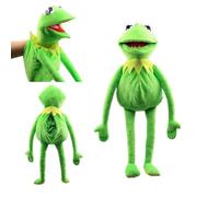 KBIBCK Hand puppet with Working Mouth, 60cm Kermit The Frog, Kid's Gift for Birthday, Christmas, Halloween Party