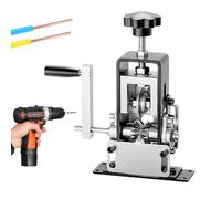 KBIBCK Manual Wire Stripping Machine, Cable Stripper Machine with Hand Crank or Drill Powered, Adjustable Cable Stripping Machine, Efficiently Cable Stripping Machine for 1-21mm Scrap Copper Recycling