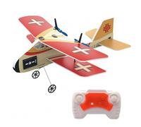 KBIBCK Mini RC Plane for Beginners, 2.4GHZ Remote Control Airplane with Led Lights,RC Foam Airplanes, Micro RC Plane, 2CH RTF Easy to Fly RC Glider Aircraft Toy, Outdoor Flight for 14+ Boys Adults