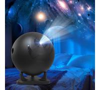 KBIBCK Planetarium Star Projector,Galaxy Projector Light with 12 Film Discs, Starry Sky Galaxy Light, ProjectorLights,Solar System Constellation Moon for Kids Adults Bedroom Ceiling Living Room