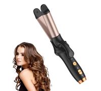 KBIBCK Wireless Curling Iron, 21.5 mm Travel Mini Hair Curler, USB Rechargeable Curling Iron with 3 Adjustable Temperatures, Portable Curling Irons with Storage Bag for All Hair Types (Black)