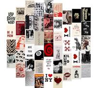 KBKBART 50Pcs Downtown Girl Room Decor,Y2k Wall Art Prints for Bedroom,Coquette Wall Collage Kit Aesthetic,4''x6'' Vintage Photo Collage Kit Pictures ,Retro Rockstar Posters Wall Decor Dorm