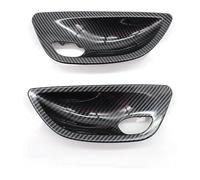 KBKEUBUAD Inside Interior Handle for 5 Series F10 F11 F18 2010-2017 Left Right 2/4Pcs Car Inner Door Handle Bowl Cover Trim(Carbon,2pcs Set)