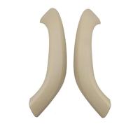 KBKEUBUAD Inside Interior Handle for B&MW X1 X2 F48 F49 F39 2016-2020 Car Interior Door Pull Handle ABS Outer Cover Trim(Beige 2pcs Set)