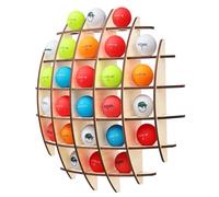KBKJYYGS Personalized Golf Ball Display Wall Mount, Golf Ball Holder Display Case, Golf Ball Rack for Storing Autographed Balls