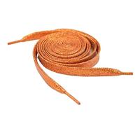 KBLDOPN 4pcs 1 Cm Width Colorful Shoelaces Trendy Bright Colorful Shoelaces Sneaker White Casual Sports Leather Shoes Laces For Hiking Work Boots(Orange,120cm)