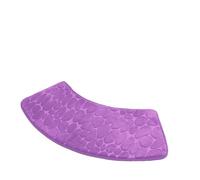 KBLDOPN Curved Shower Mat Bathroom Rug Memory Foam Bath Mat For Home, Non Slip - Fast Drying 100x30/ 100x40cm(Purple,100x40cm)