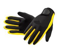 KBLDOPN Men Women's Surfing Gloves Thin 1.5mm Neoprene Wear-resistant Swimming Snorkeling Drifting Paddle Water Sports Wetsuit Gloves For Diving Surfing Kayaking(Yellow,L)