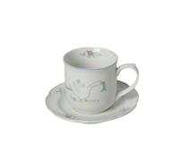 KBLDOPN Swan Pattern Ceramic Cups Hand-Painted Coffee Mugs Couple Cups Afternoon Tea Cup Office Home Water Mug Set for Tea Cappuccino Espresso
