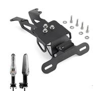 KBNGCAQ Compatible With For Tracer700/GT 2016 2017 2018 2019 2020 2021 2022 2023 2024 Motorcycle License Plate Frame Replacement Motorcycle number holder(Light and Holder BK)