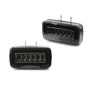 KBNGCAQ Compatible With W463 G-Class G55 For AMG G500 G550 G63 1986-2017 2018 Car Rear Fog Backup Light Rear Tail Light Running Light Reverse Light Car Rear Tail Lamps(Black)