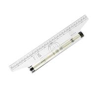 KBNIAN 12 Inch Measuring Rolling Ruler Multi-Purpose Rolling Scale Draw Ruler Drawing Parallel Rolling Ruler Universal Foot Angle Rulers for Parallel Vertical Line Geometry Designer Architect